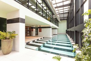 Indoor pool, a heated pool - Iconic Queensbridge New Designer Suite with Heated Pool, Gym, Sauna, and Steam (Melbourne)