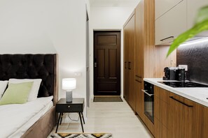 Iron/ironing board, free WiFi, bed sheets - A modern and quite Studio apartment (Riga)