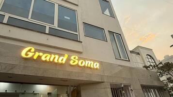 Fassade der Unterkunft