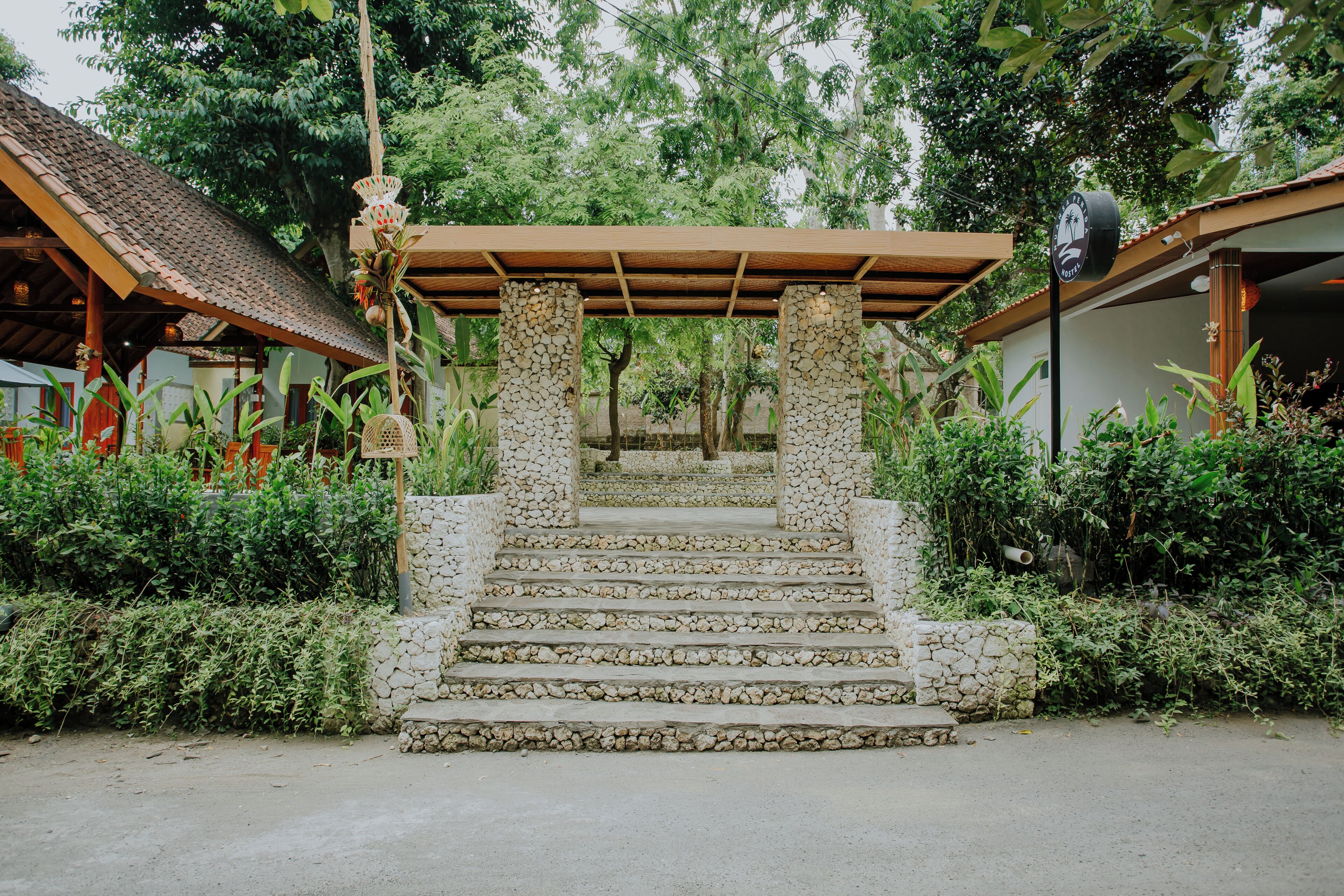 Façade de l’hébergement