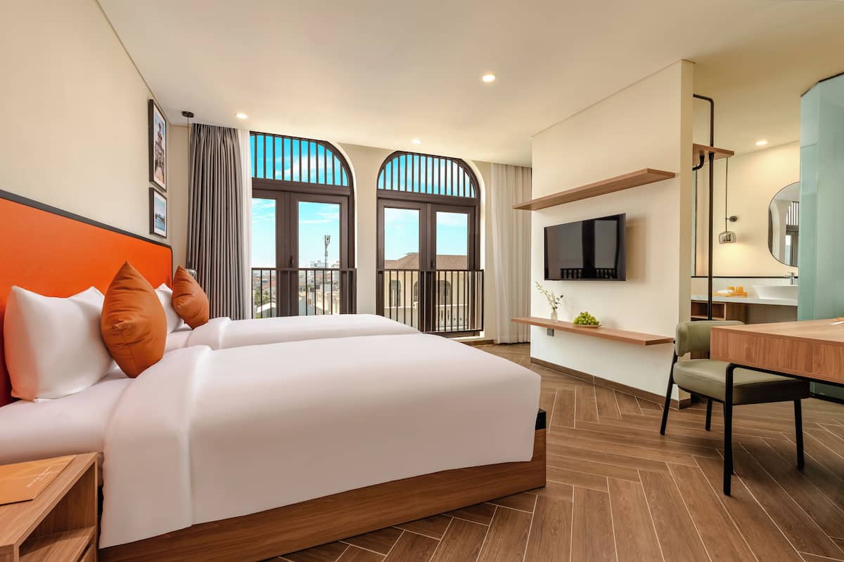 Biancheria da letto di alta qualità, materassi Select Comfort, minibar