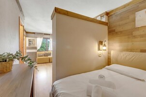 Apartamento familiar, varias habitaciones (Abeti Mountain View) | 1 dormitorio, wifi gratis, ropa de cama
