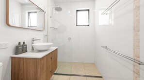 Shower, hair dryer