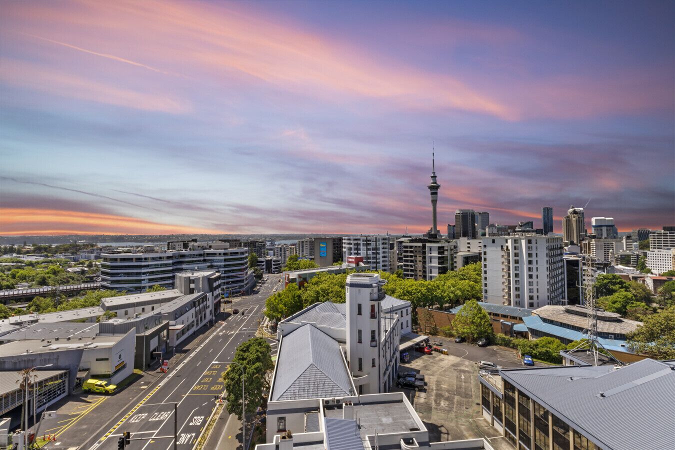 منظر من الجو على ارتفاع عالٍ