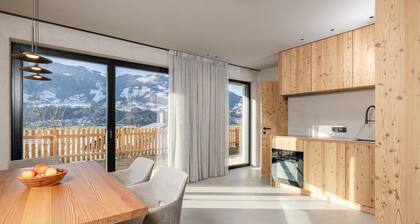 Apartment „Vronis Lodge“ mit Bergblick, WLAN und Klimaanlage