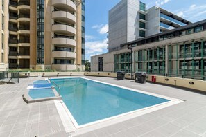 Pool - Central 2-bed Apartment with Pool, Gym and Spa (Braddon)