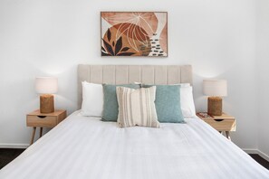 Desk, iron/ironing board, internet, bed sheets