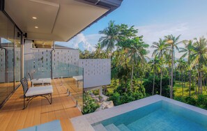 วิลล่า, วิวสระว่ายน้ำ | ลานระเบียง/นอกชาน