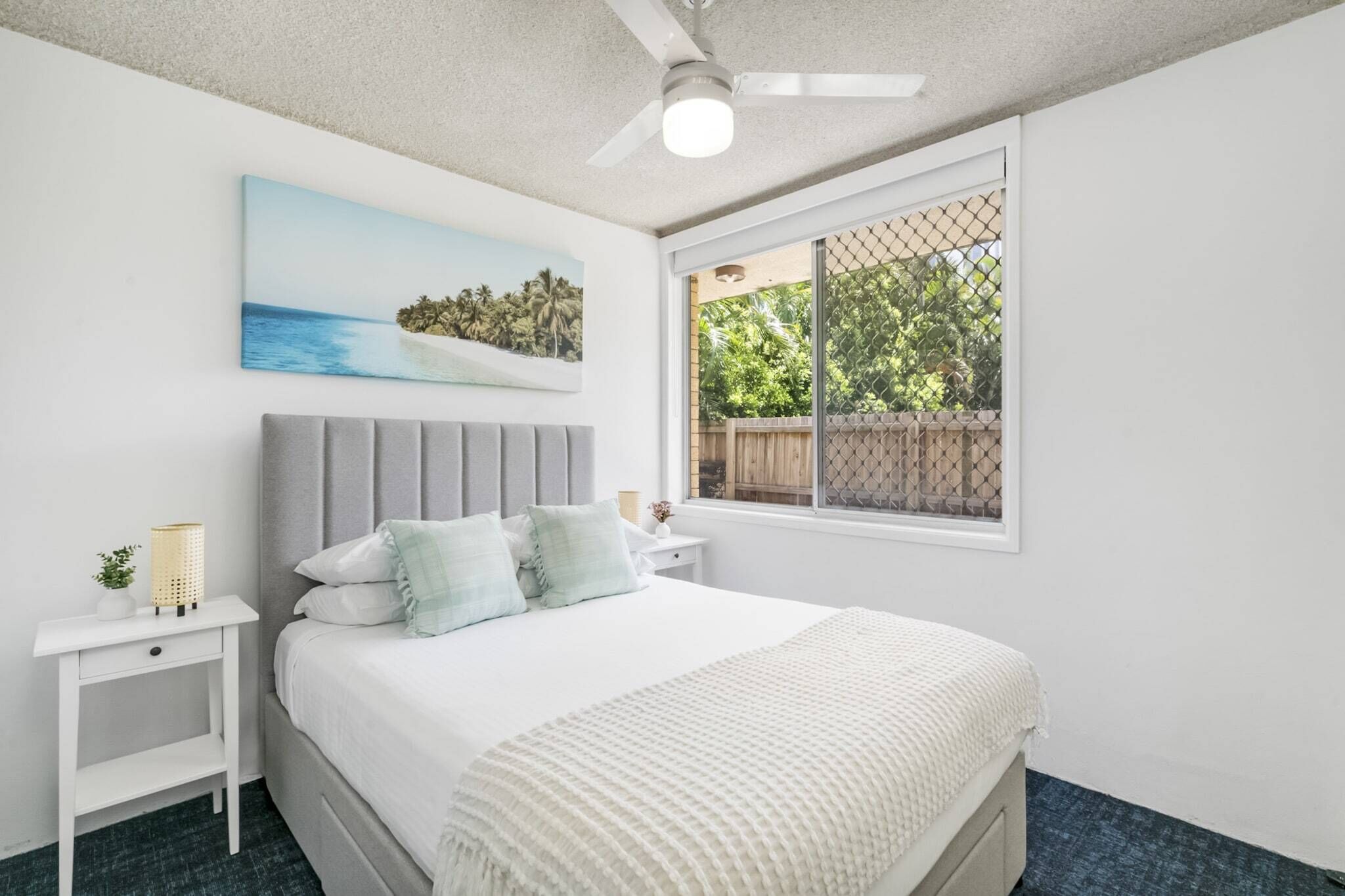 2 bedrooms, iron/ironing board, travel crib, internet