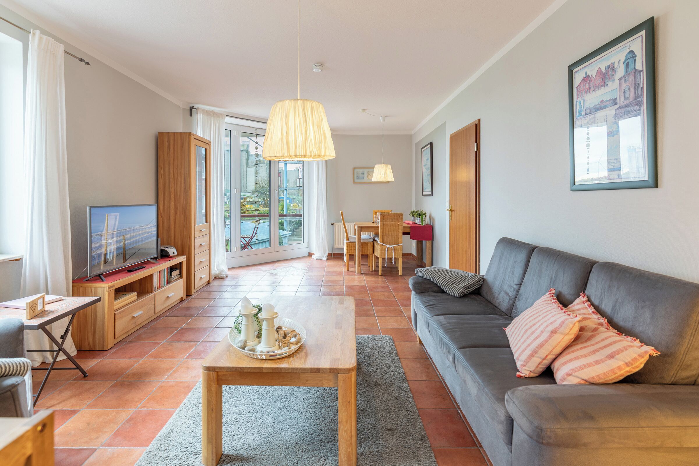 Televisión, libros y estéreo 