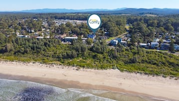 Accommodatie ligt op het strand