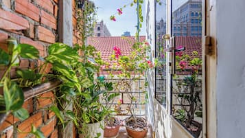 Leilighet, 1 soverom, røyk, balkong | Innvendig