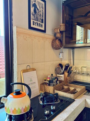 公寓, 1 間臥室, 吸煙房, 陽台 | 私人廚房