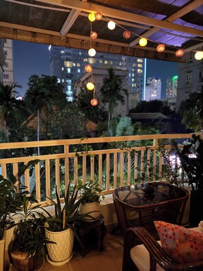 Apartment, 1 Bedroom, Smoking, Balcony | Property grounds - Cozy 1990s Khmer Style Flat in Heart of Tonle Bassac (Phnom Penh)