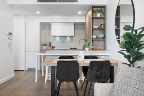 Dining - Charming 1-Bed with Rooftop Access & Parking (North Fremantle)