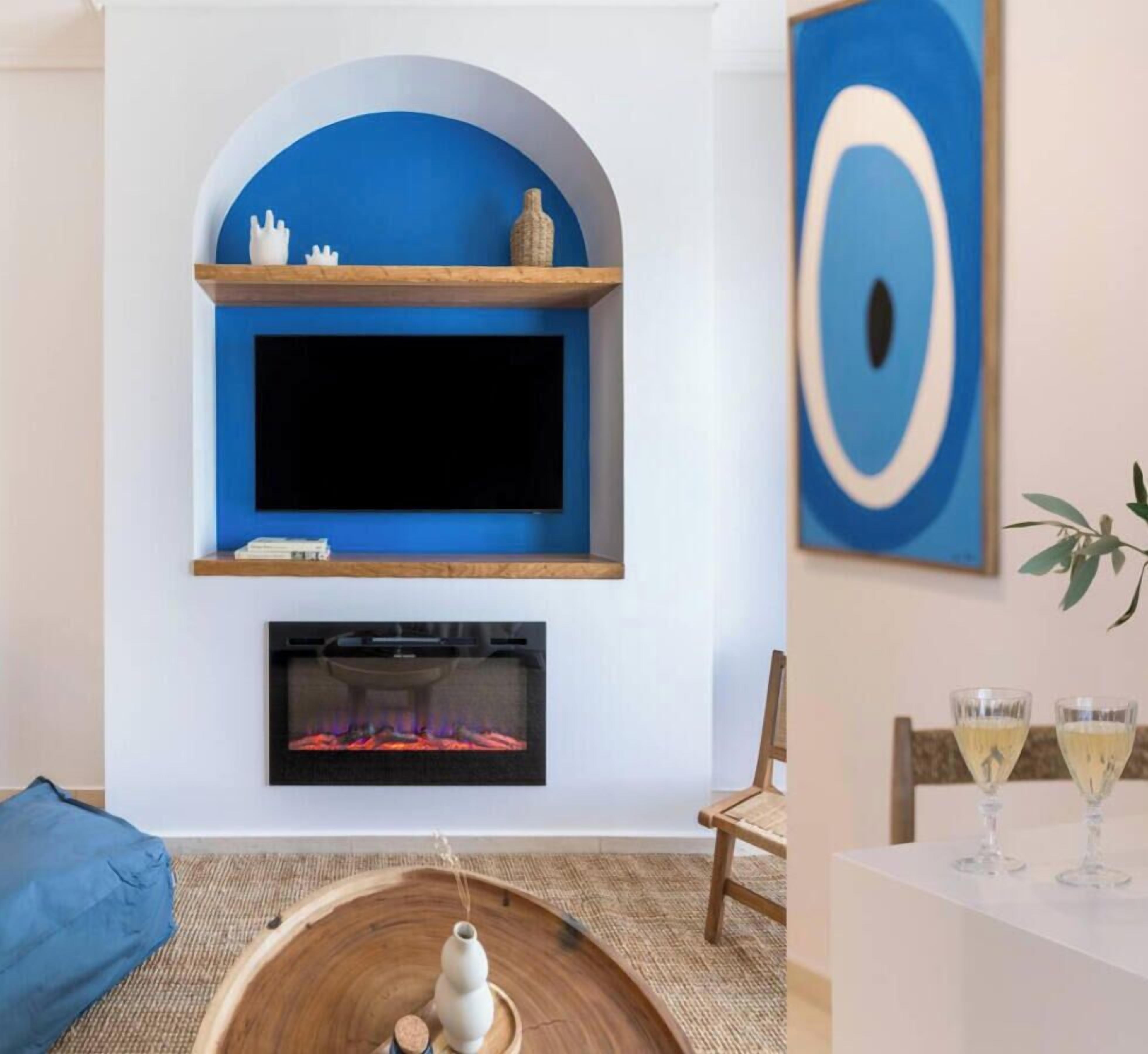 Aegean Blue Hideaway W/ Fireplace, Near Acropolis - Athén
