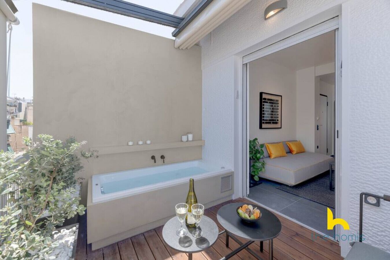 Enceinte de l’hébergement