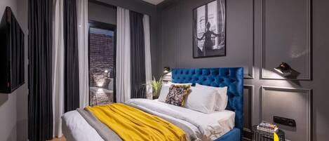 Strykjärn/strykbräda, wi-fi och sängkläder