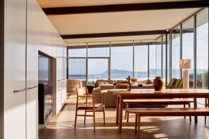 Dining - Cloudy Bay Beach House - All about luxury & views! (South Bruny)