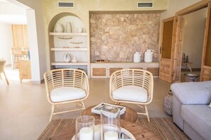 Villa, 4 habitaciones, con acceso para personas discapacitadas, para fumadores | Sala de estar