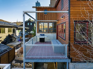 Terrace/patio - Slope Days & City Nights w/ Private Hot Tub (Park City)