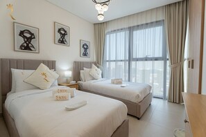 3 bedrooms, iron/ironing board, WiFi - Spacious 3BR Retreat Family-Friendly Stay, Al Reem (Abu Dhabi)