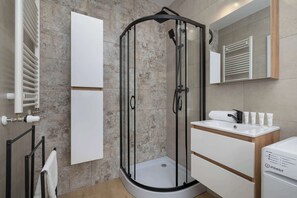 Bathroom - Przemysłowa 1 | Katowice | Modern Apartment | Parking | Balcony | Near the Center (Katowice)