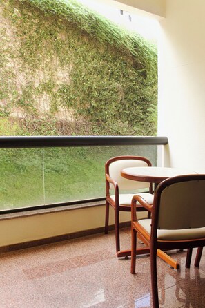 Triple Room, Balcony | Balcony - Rovi Plaza Hotel (Serra Negra)