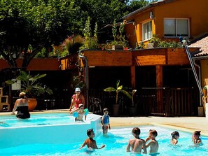 Pool - Mobile Home with Terrace in Salavas (Salavas)