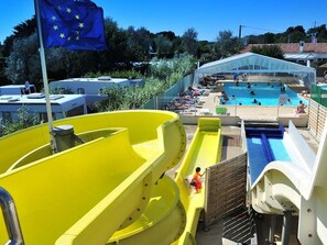 Pool - 35m² Mobile Home, 3 Bedrooms, Terrace (Saint-Pierre-d'Oléron)