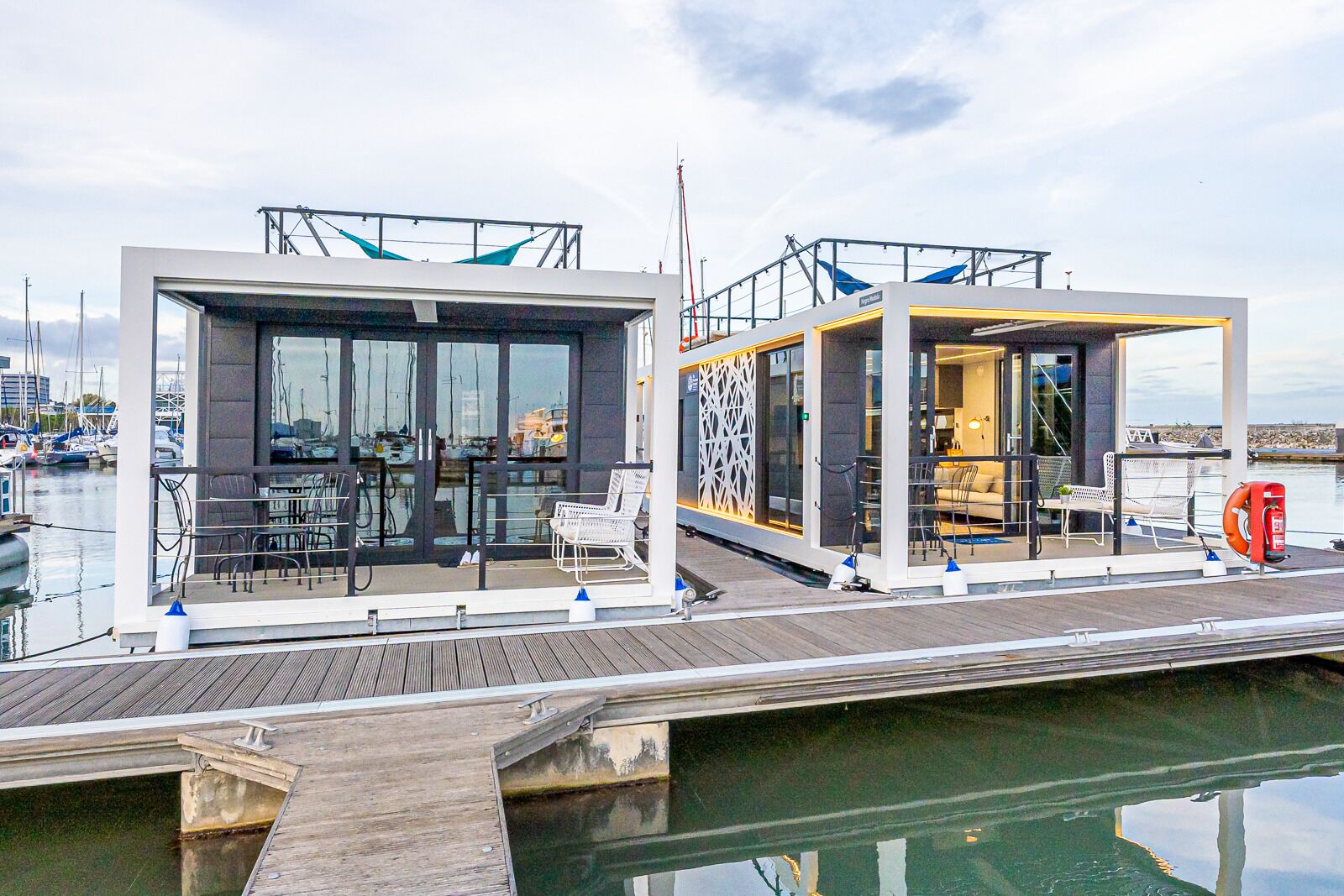 Façana frontal de l'allotjament