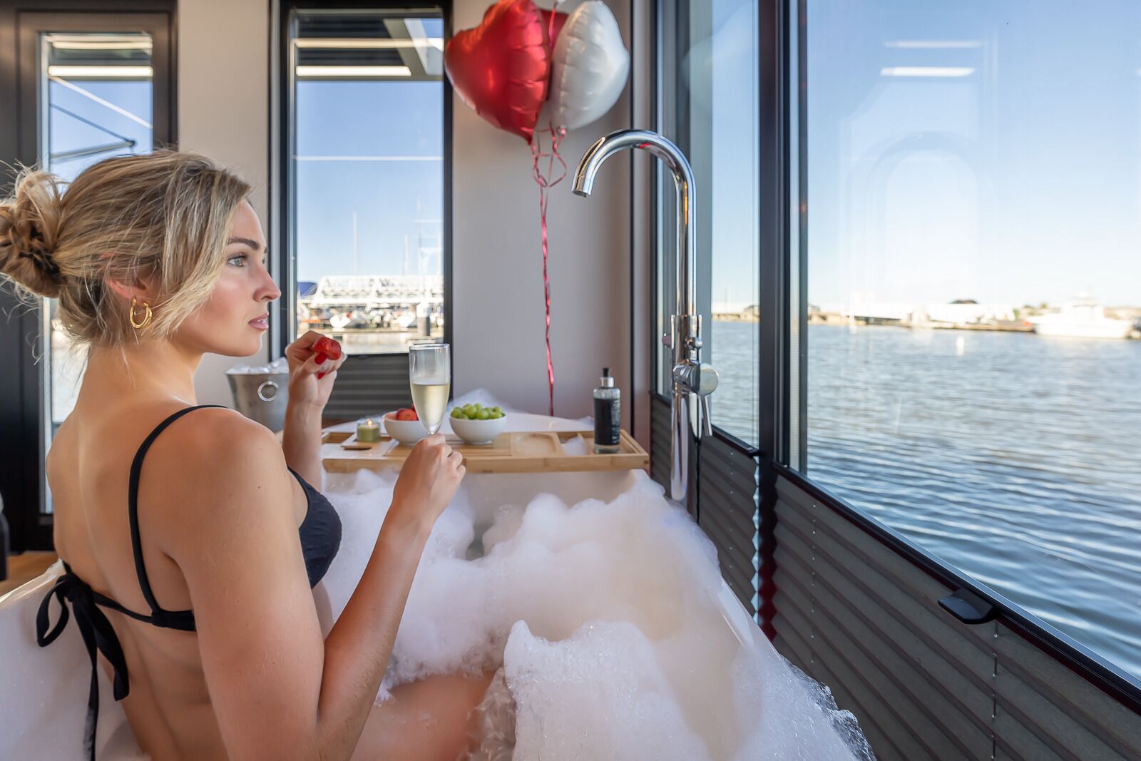 Romantische mobile Unterkunft, Meerblick | Champagner-Service