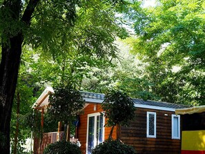 Exterior - 32m² Mobile Home in Salavas with Terrace, for 5 People (Salavas)