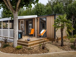 Terrace/patio - Cozy mobile home with terrace - 5 people (Saint-Jean-de-Monts)