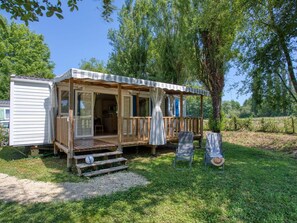 Exterior - Mobile home in Groléjac with terrace and equipped kitchen (Groléjac)