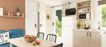 Mobile Home with Terrace for 6 in Illiers-Combray