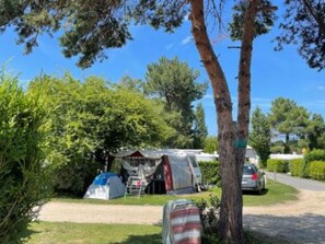 Property grounds - Mobile home with terrace - 2 bedrooms in Saint-Lunaire (Saint-Lunaire)