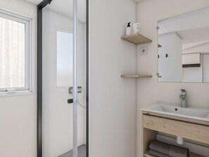 Bathroom - Mobile Home with Terrace in Saint-Rome-de-Tarn (Saint-Rome-de-Tarn)