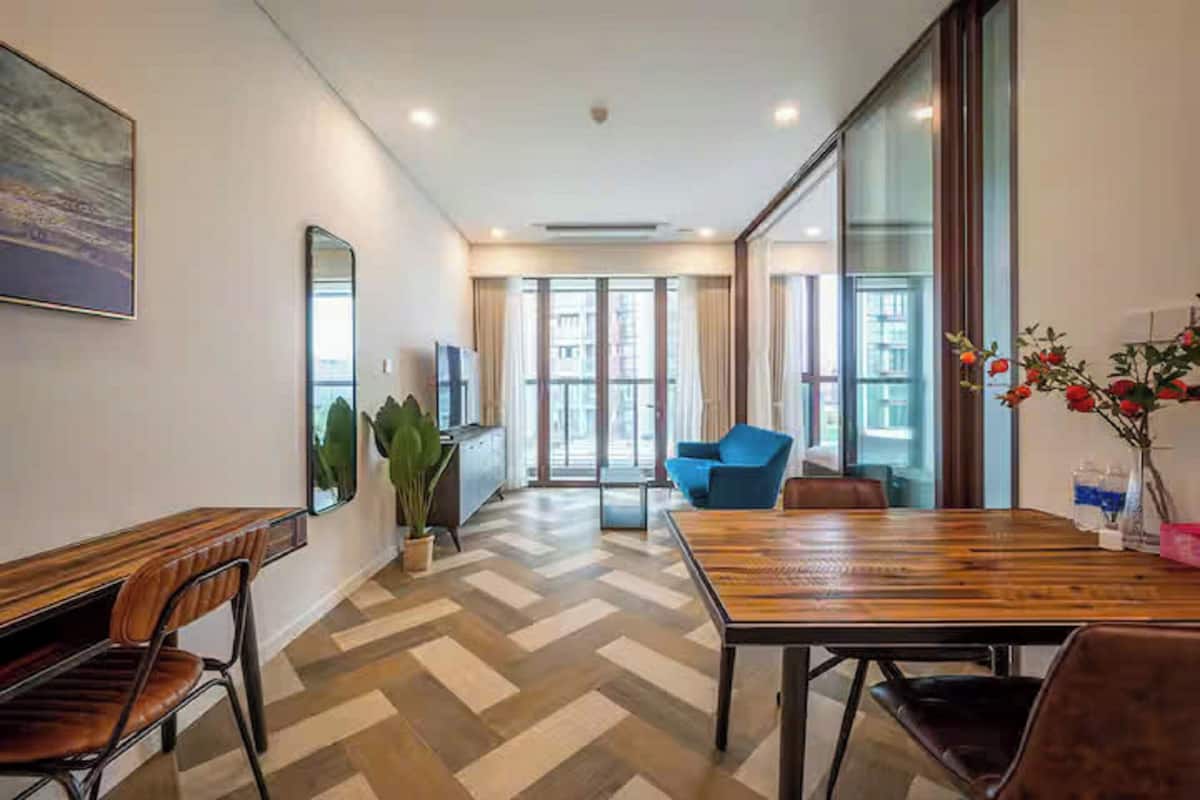 Suíte grand, 1 quarto, acesso ao Club Lounge, vista para a cidade | Roupas de cama de algodão egípcio, roupas de cama premium