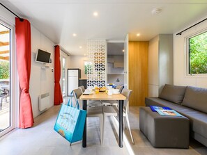 Dining - Comfortable mobile home with terrace in Saint-Jean-de-Monts (Saint-Jean-de-Monts)