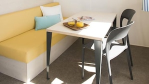 Dining - Comfortable mobile home with terrace in Saint-Lunaire (Saint-Lunaire)