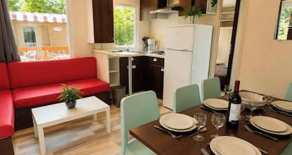 Mobile Home with Terrace in Mauléon-Licharre