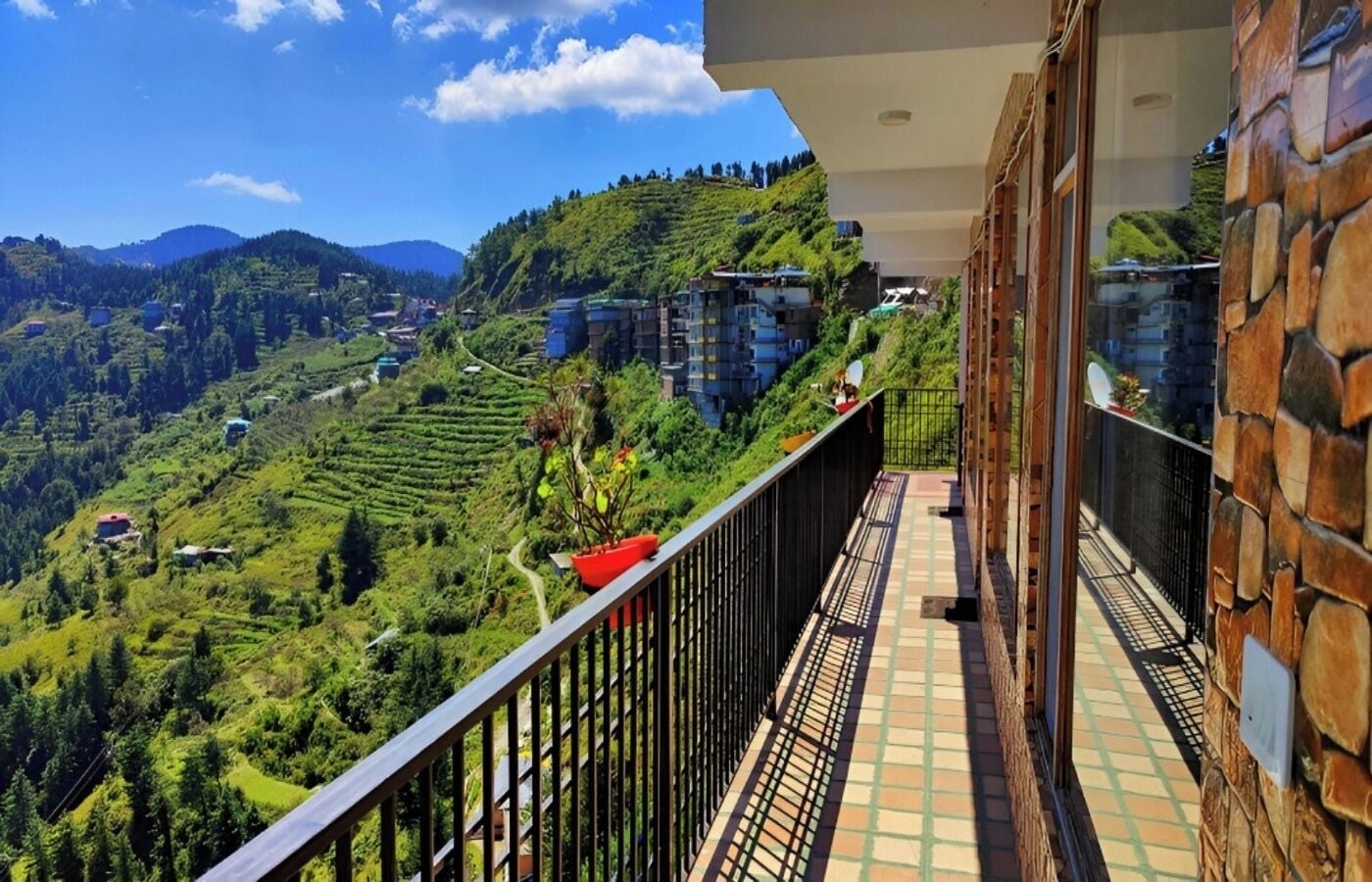 Vue depuis l’hébergement