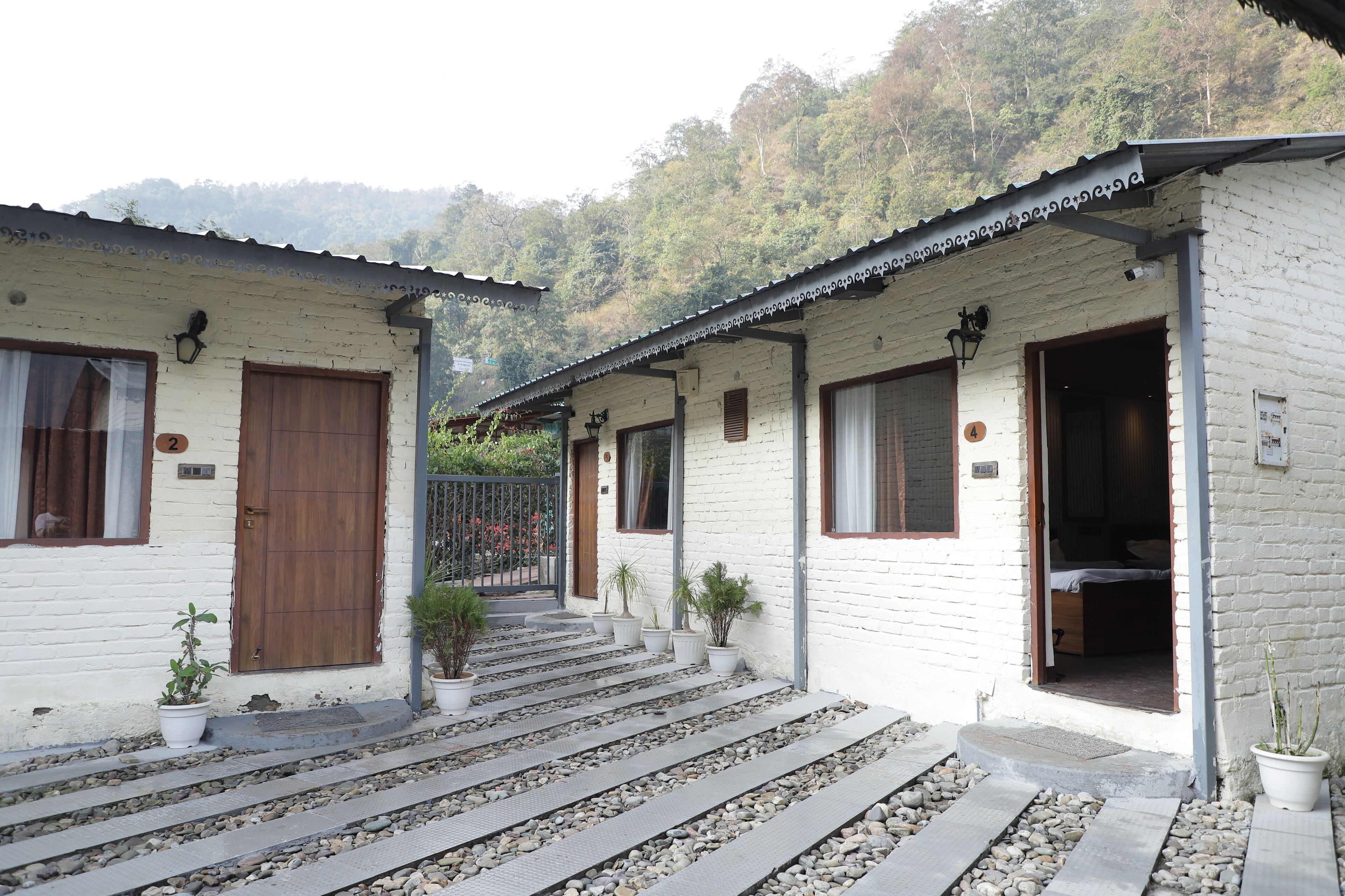 Façade de l’hébergement