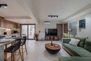 Living room - Stone Project 2 (Rethymno)