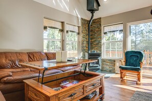 Interior - Pet-friendly Blue Ridge Cabin: Wraparound Deck! (Happy Jack)