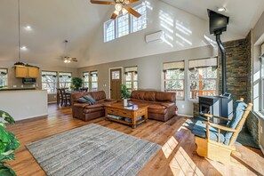 Interior - Pet-friendly Blue Ridge Cabin: Wraparound Deck! (Happy Jack)