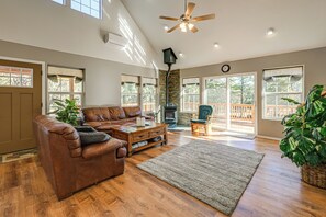 House (3 Bedrooms) | Interior - Peaceful Blue Ridge Cabin w/ Wraparound Deck! (Happy Jack)