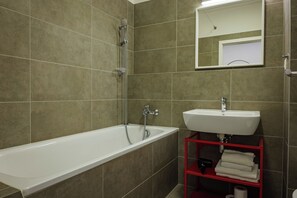 Classic Apartment, Balcony | Bathroom