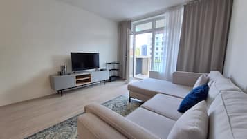 舒適公寓, 陽台, 城市景觀 | 起居區